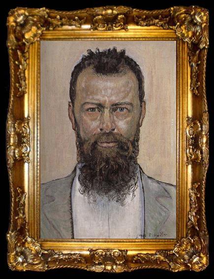 framed  Ferdinand Hodler Self-Portrait, ta009-2